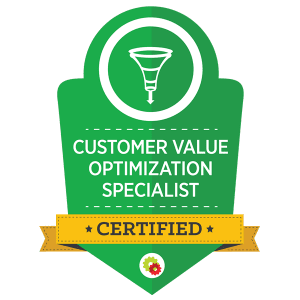 Customer value optimization specialist badge